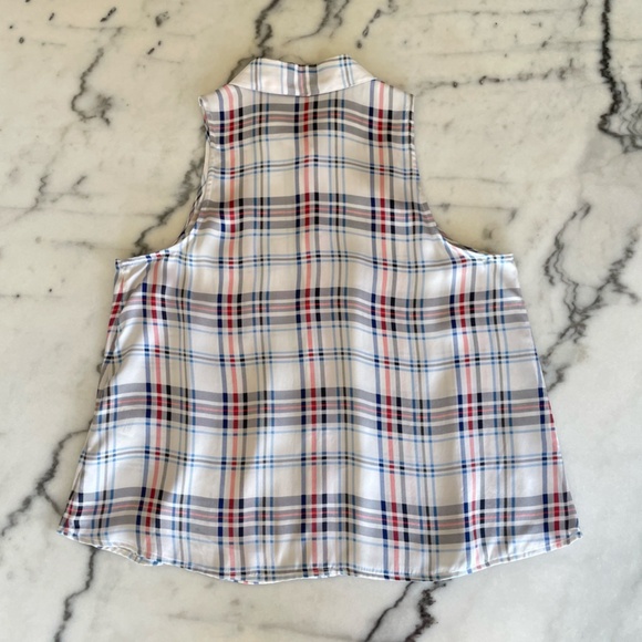 Equipment Plaid Button Down Tank - Picture 10 of 13